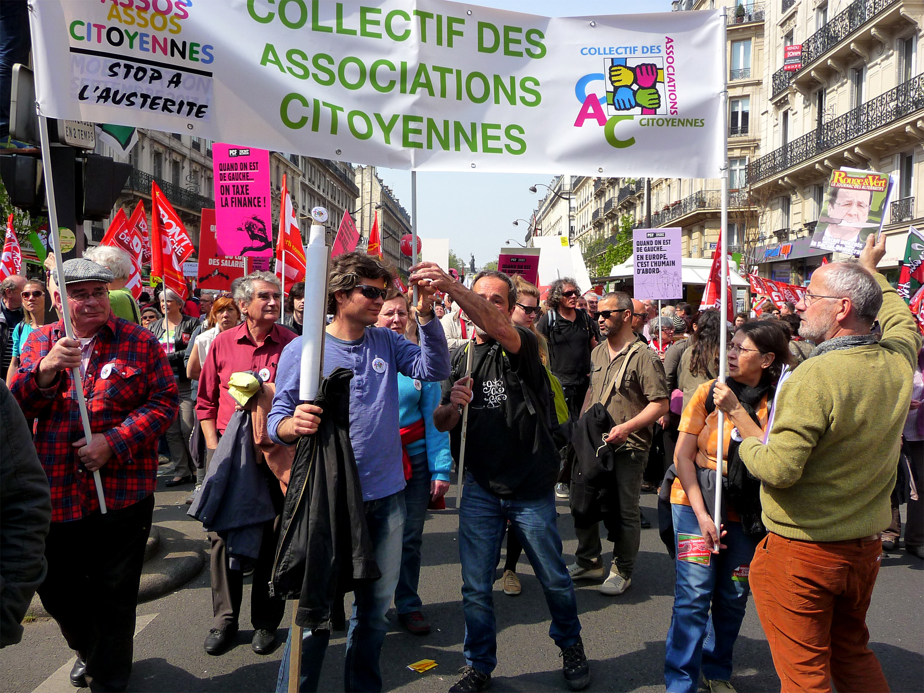 Marche contre l’austérité le 12 avril à Paris